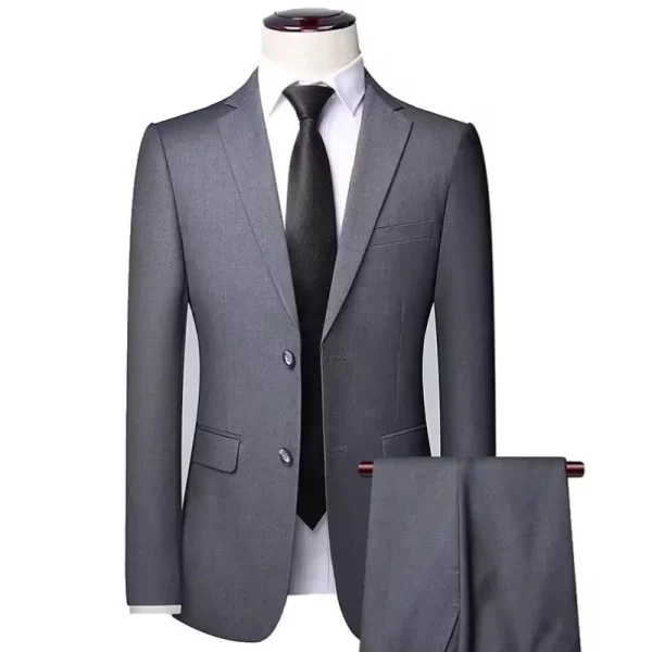 High Quality Wedding Suits For Men Elegant Blazers Set 3 Pieces Formal Classic Jackets Vest Pants Full Coats Luxury 2024 Costume - Image 4